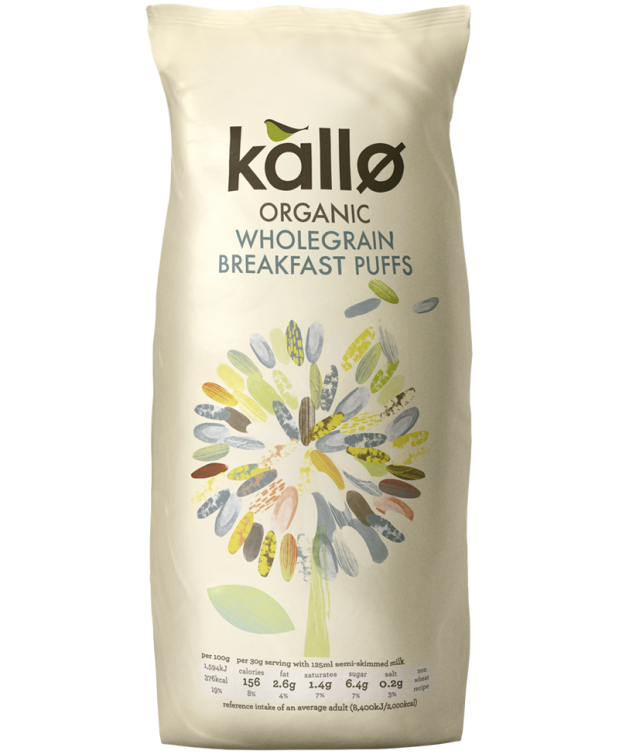 Organic Wholegrain Puffed Rice Cereal